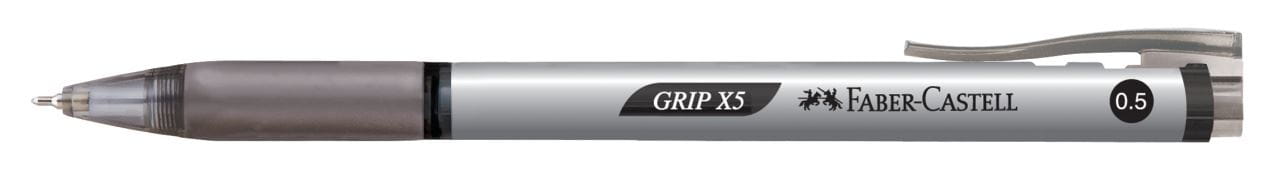 Faber-Castell - Grip X5 ballpoint pen, 0.5 mm, black