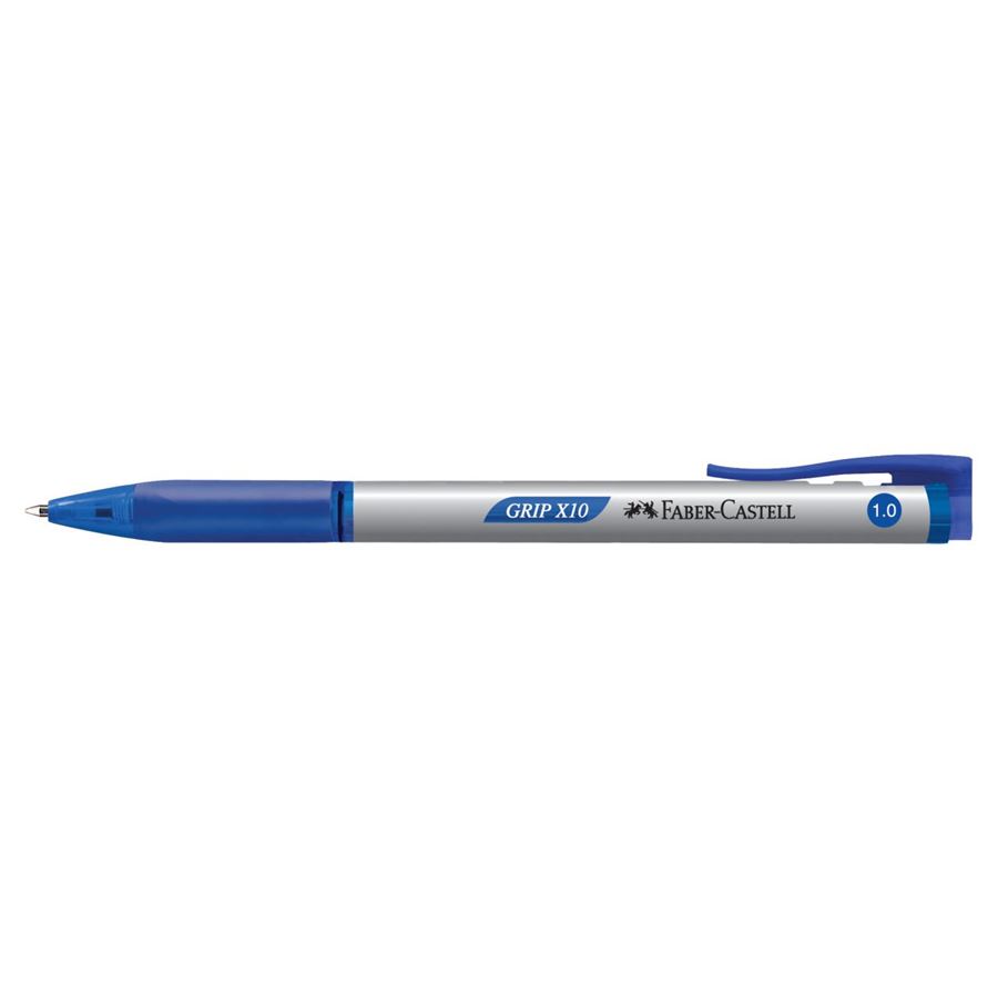 Faber-Castell - Grip X10 ballpoint pen, 1.0 mm, blue