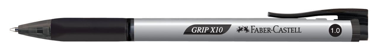 Faber-Castell - Grip X10 ballpoint pen, 1.0 mm, black
