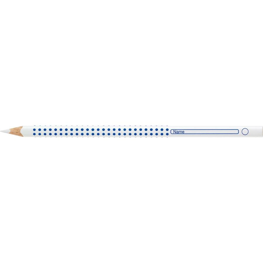 Faber-Castell - Colour Grip for dark surfaces colour pencil, white