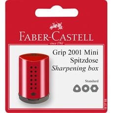 Faber-Castell - Grip Mini sharpening box, set of 1, red/blue, sorted