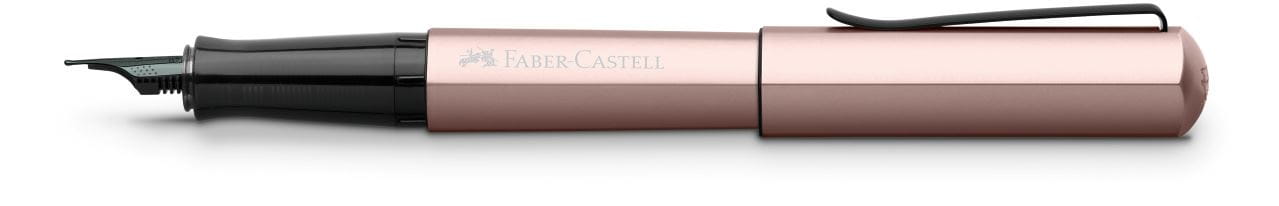 Faber-Castell - Fountain pen Hexo rose extra fine