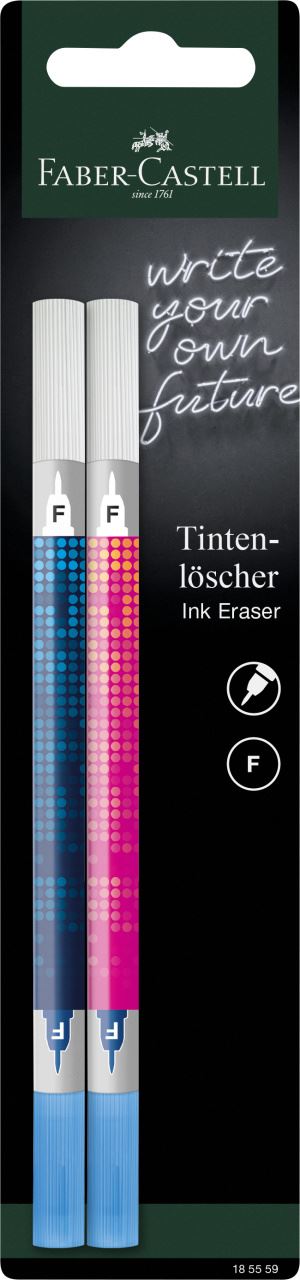 Faber-Castell - Ink eraser tip F, set of 2