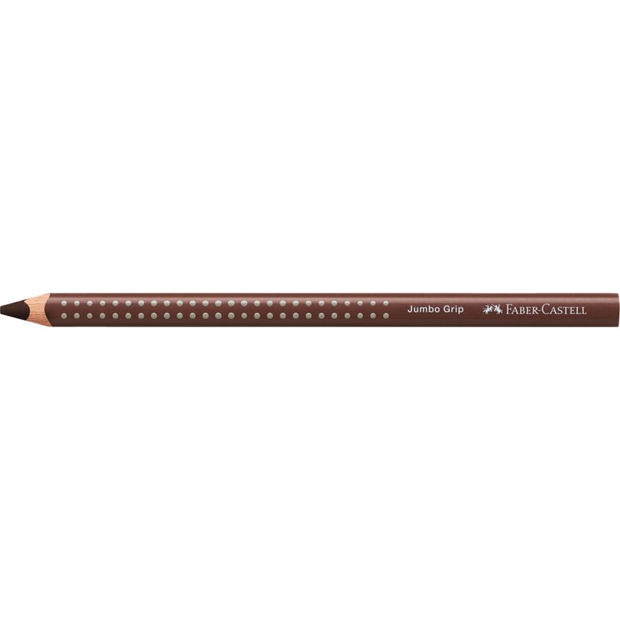 Faber-Castell - Jumbo Grip colour pencil, Chocolate brown