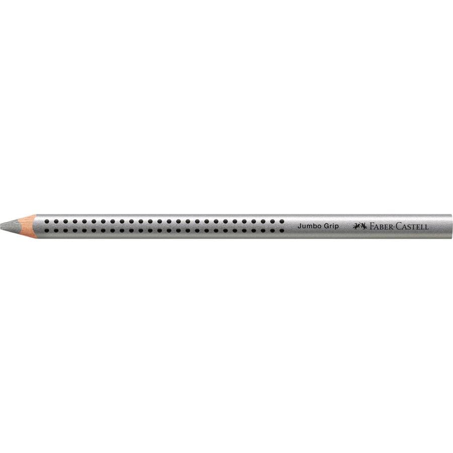 Faber-Castell - Jumbo Grip colour pencil, Silver