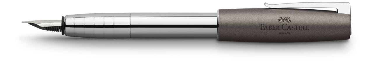 Faber-Castell - Loom Metallic fountain pen, B, grey