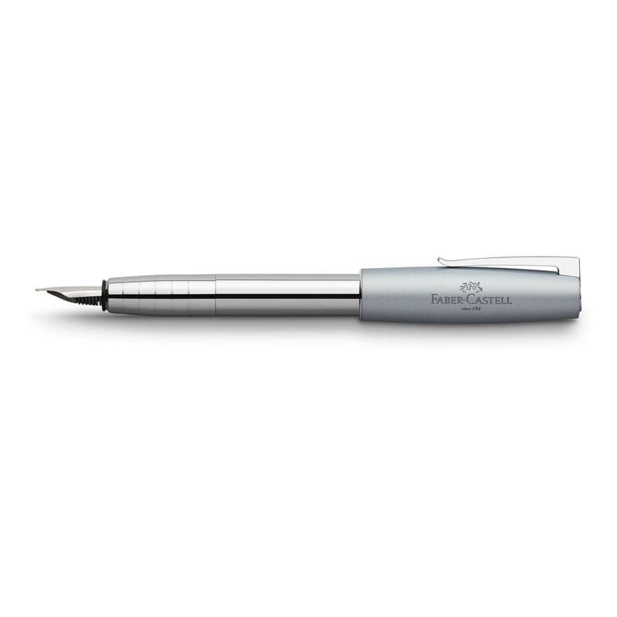 Faber-Castell - Loom Metallic fountain pen, M, light blue