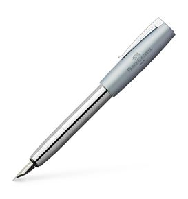 Faber-Castell - Loom Metallic fountain pen, F, light blue