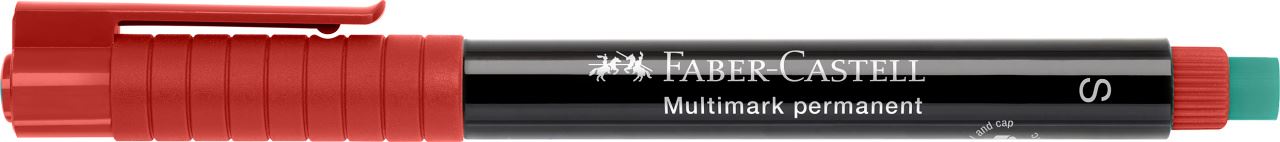 Faber-Castell - Multimark overhead marker permanent, S, red