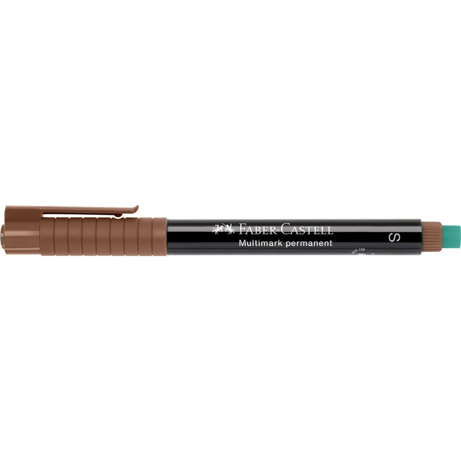 Faber-Castell - Multimark overhead marker permanent, S, brown
