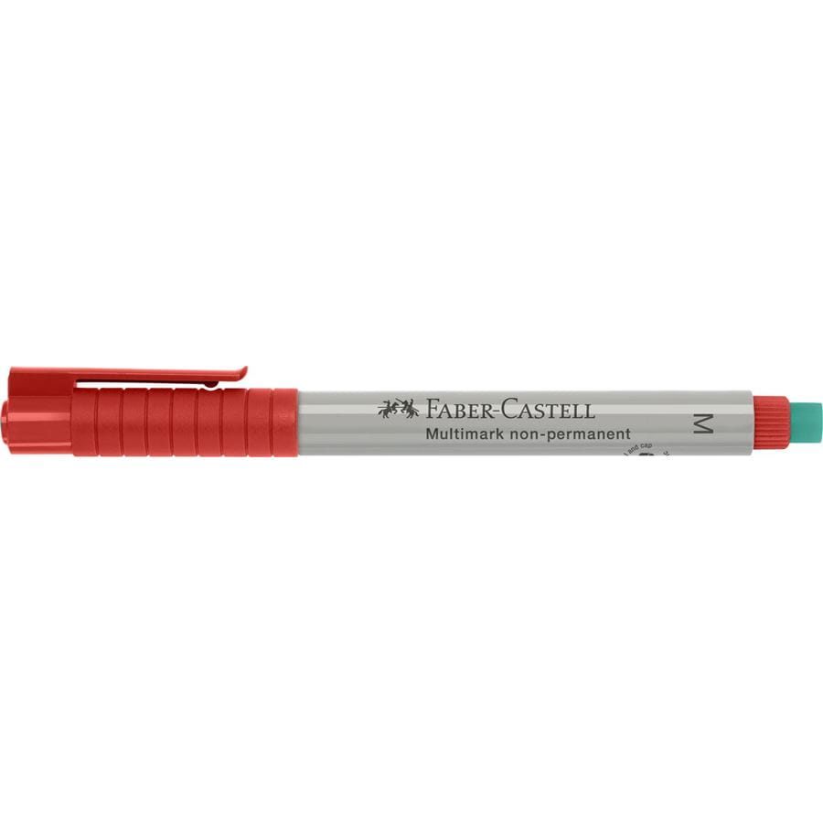 Faber-Castell - Multimark overhead marker water-soluble, M, red