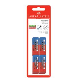 Faber-Castell - 7070-40 latex-free eraser, set of 4