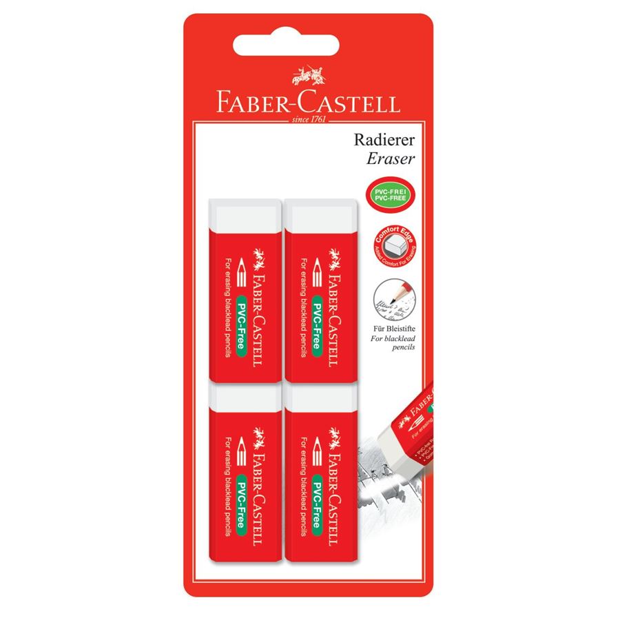 Faber-Castell - Eraser PVC-free 7095-20 4x