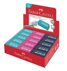 Faber-Castell - Eraser, 3 trend colours, sorted