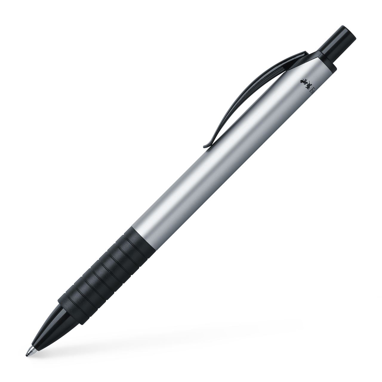 Faber-Castell - Basic ballpoint pen, large capacity refill M blue, silver