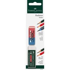 Faber-Castell - Eraser, set with 1x 7081 N eraser and 1x 7070-40 eraser