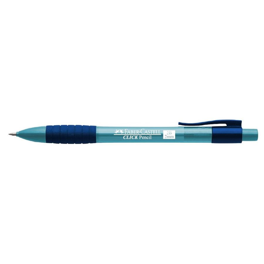 Faber-Castell - Click mechanical pencil, 2B, 2.0 mm, blue