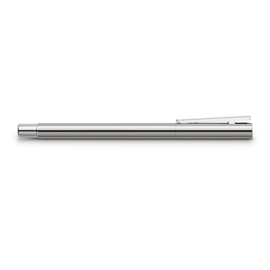 Faber-Castell - Neo Slim Stainless Steel fountain pen, M, silver shiny