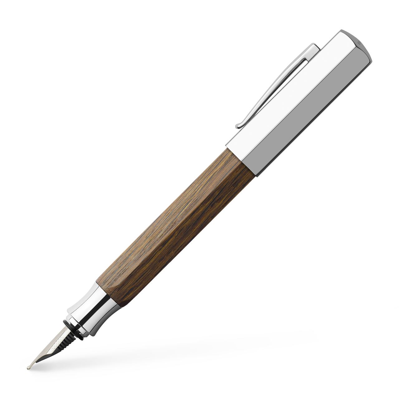 Faber-Castell - Ondoro smoked oak fountain pen, EF