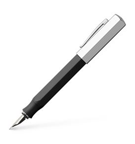 Faber-Castell - Ondoro graphite black fountain pen, M, black