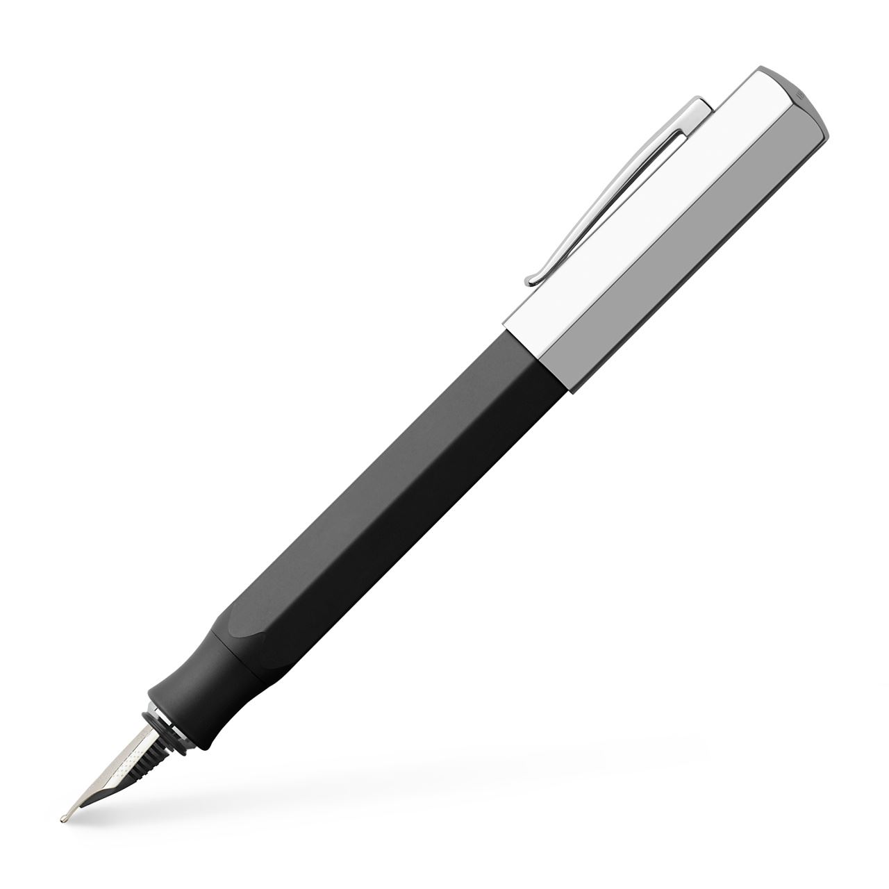 Faber-Castell - Ondoro graphite black fountain pen, EF, black