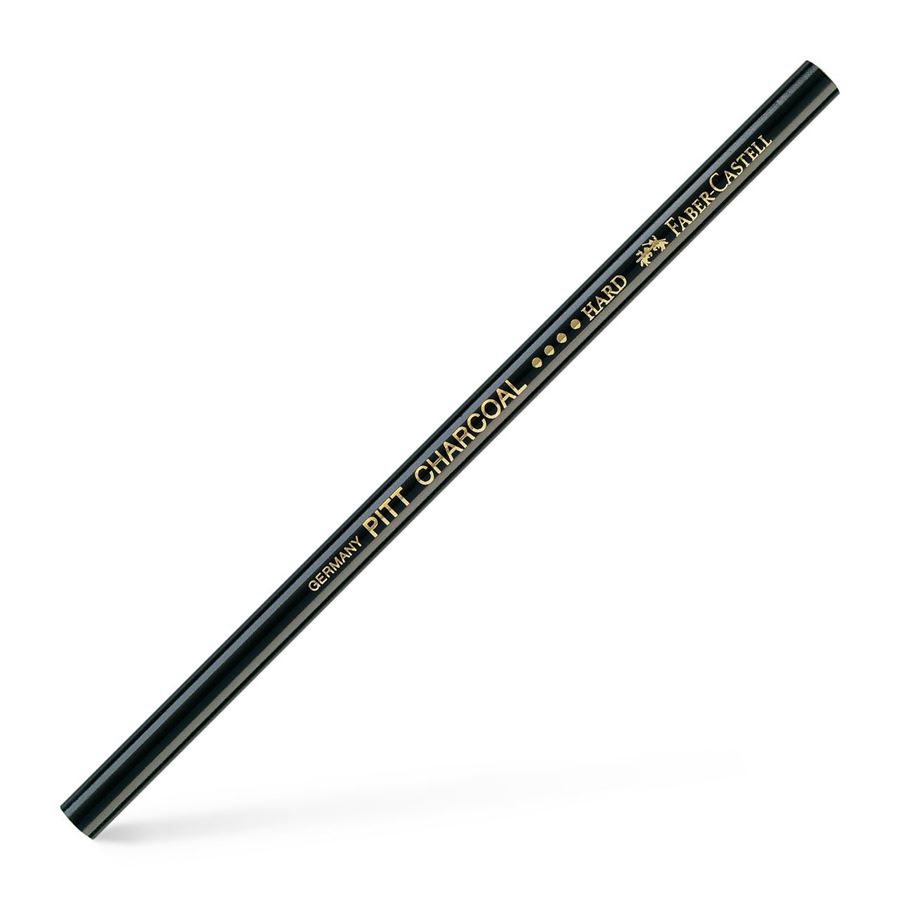 Faber-Castell - Pitt natural charcoal pencil, oil-free, black hard