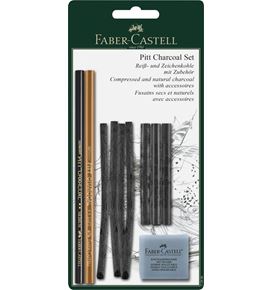 Faber-Castell - Pitt Charcoal set, 10 pieces