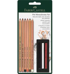 Faber-Castell - Pitt Monochrome set, 9 pieces
