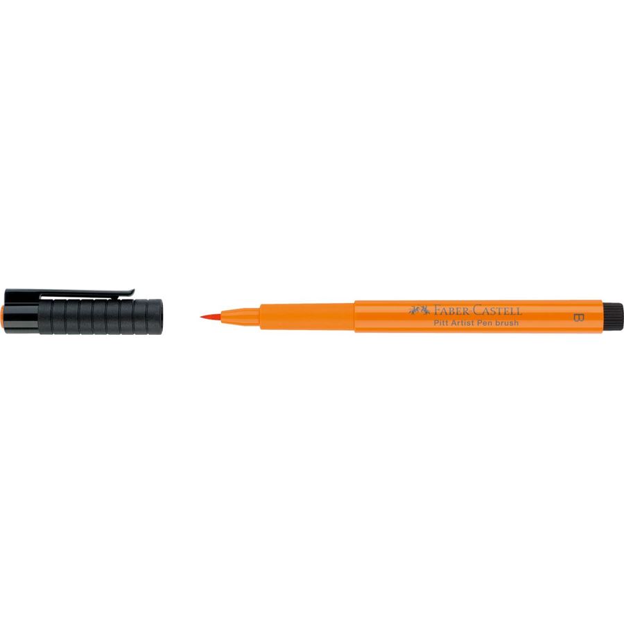 Faber-Castell - Pitt Artist Pen Brush India ink pen, orange glaze