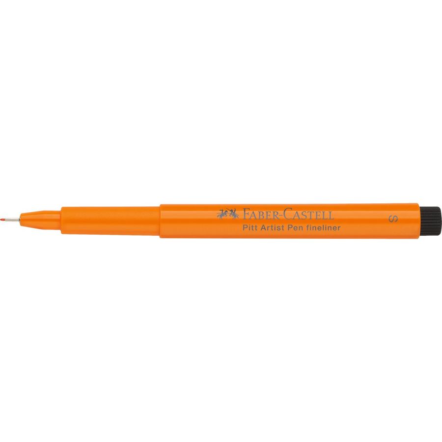 Faber-Castell - Pitt Artist Pen Fineliner S India ink pen, orange glaze