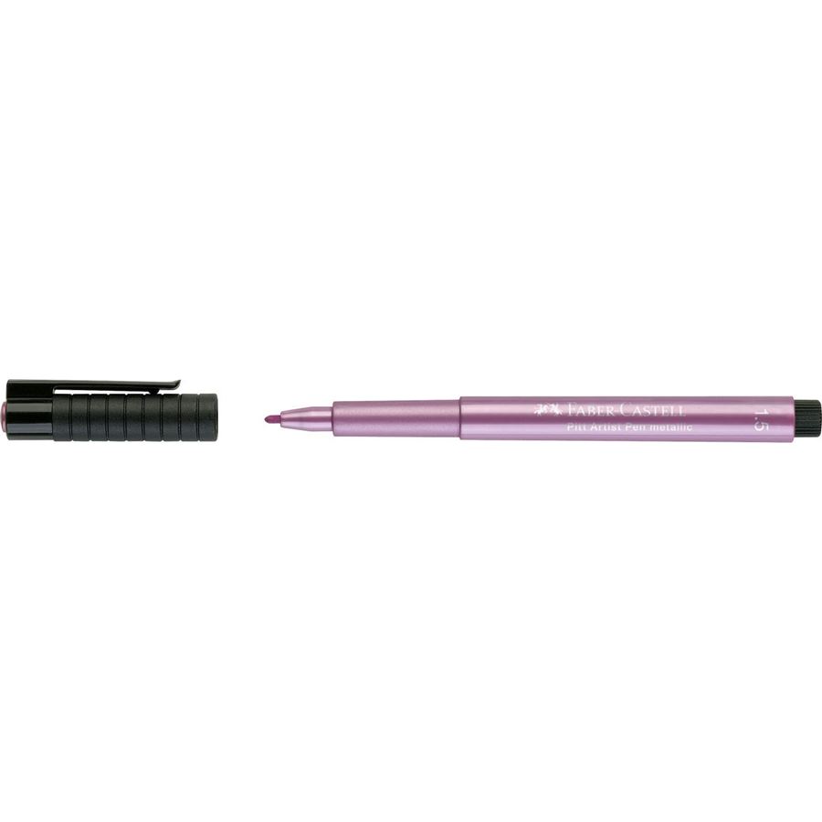 Faber-Castell - Pitt Artist Pen Metallic 1.5 India ink pen, ruby metallic