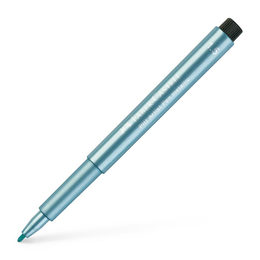 Faber-Castell - Pitt Artist Pen Metallic 1.5 India ink pen, blue metallic