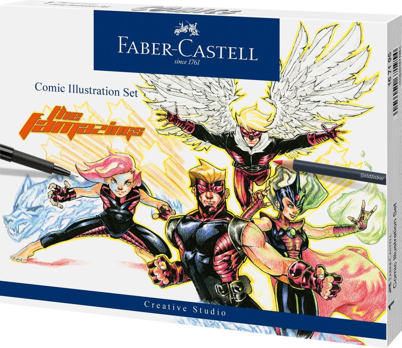 Faber-Castell - Comic Illustration set, 15 pieces