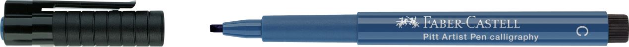 Faber-Castell - Pitt Artist Pen Calligraphy India ink pen, indanthrene blue