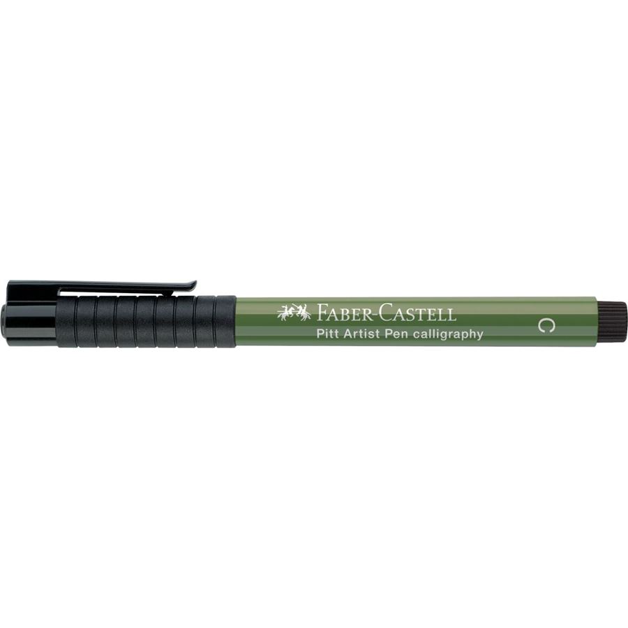 Faber-Castell - Pitt Artist Pen Calligraphy India ink pen, chr. green opaque
