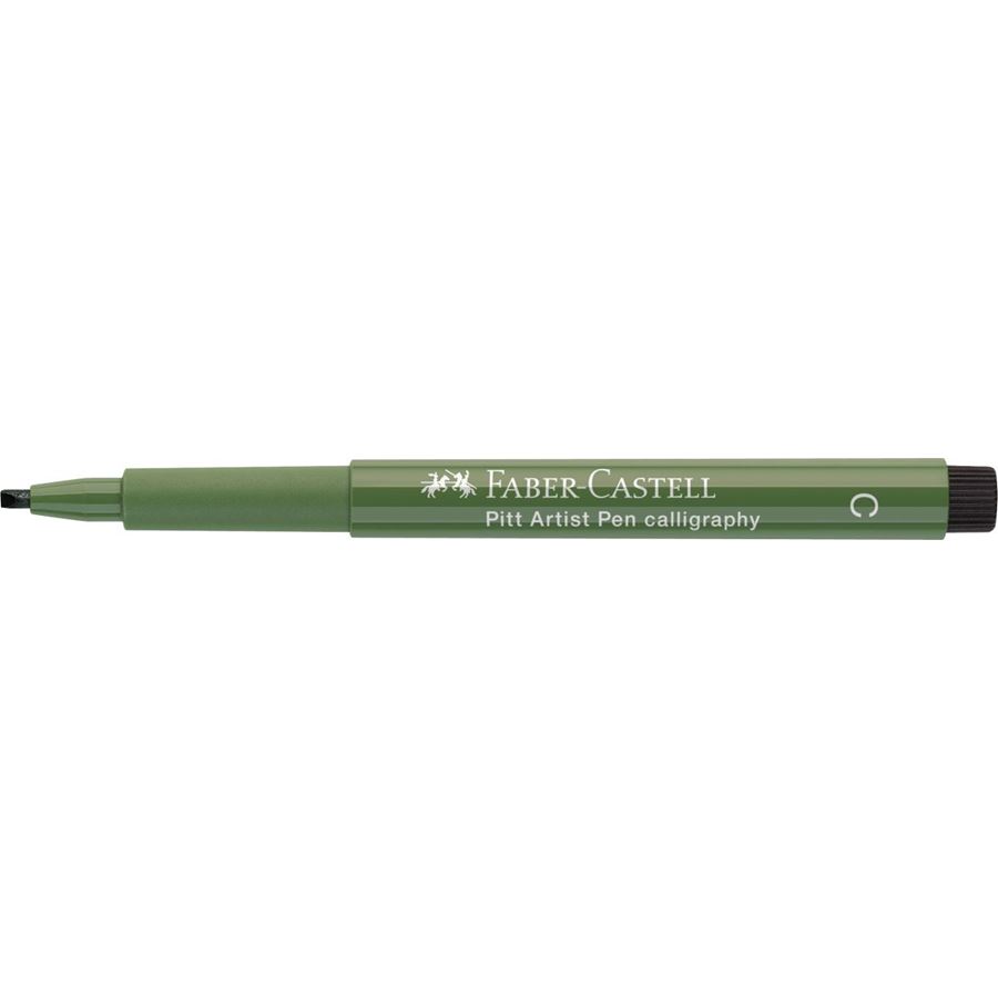 Faber-Castell - Pitt Artist Pen Calligraphy India ink pen, chr. green opaque
