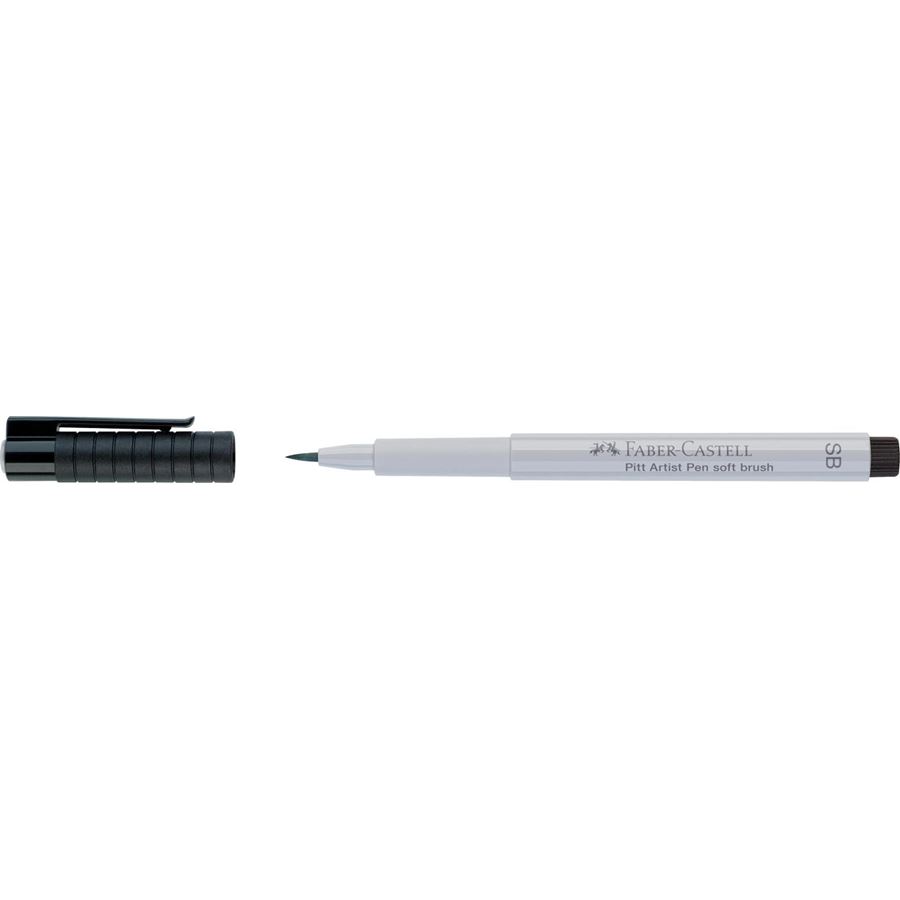 Faber-Castell - Pitt Artist Pen Soft Brush India ink pen, cold grey I
