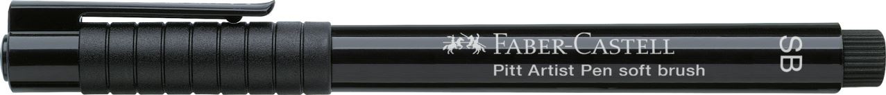 Faber-Castell - Pitt Artist Pen Soft Brush India ink pen, black