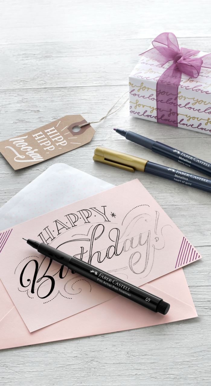 Faber-Castell - Hand Lettering gift set, 12 pieces