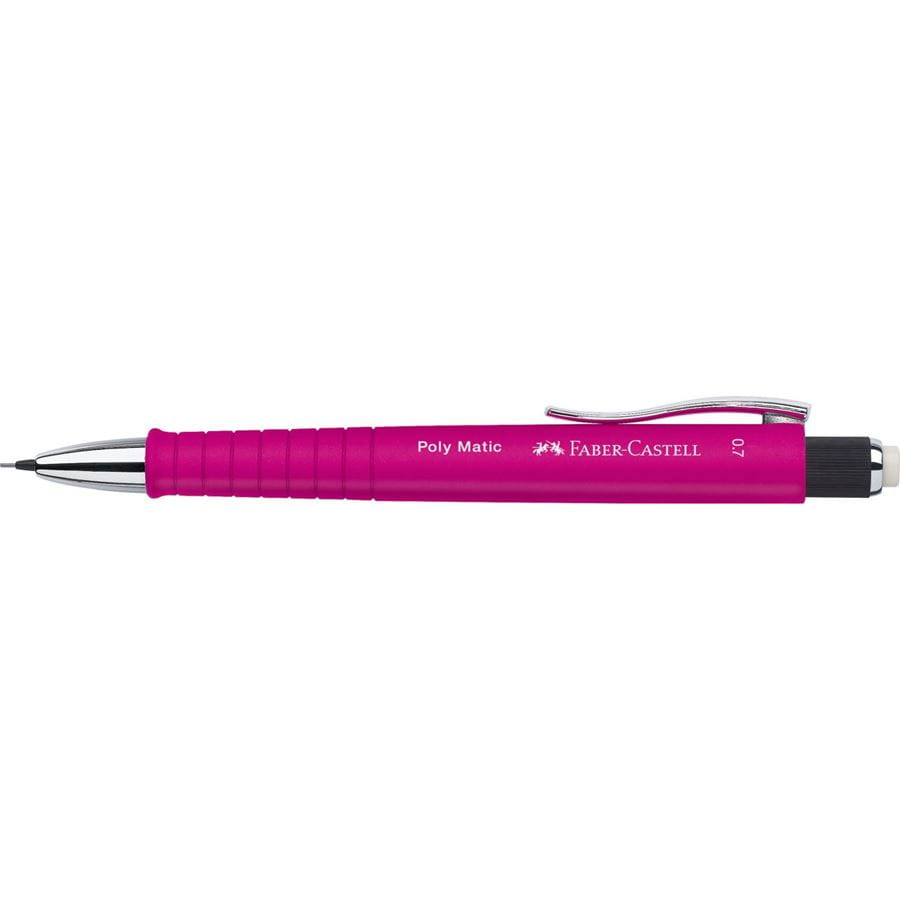 Faber-Castell - Poly Matic mechanical pencil, 0.7 mm, pink