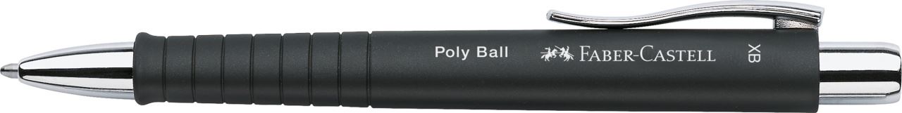 Faber-Castell - Poly Ball Colours ballpoint pen, XB, black