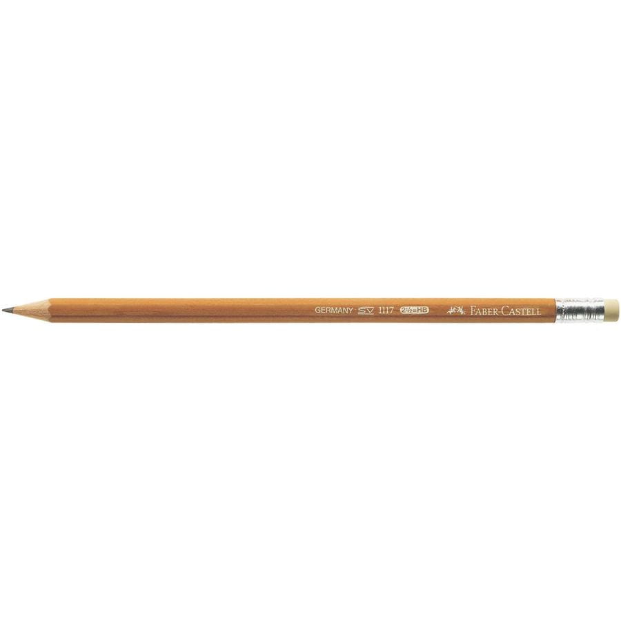 Faber-Castell - 1117 graphite pencil with eraser, HB