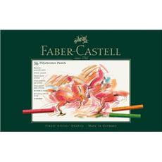 Faber-Castell - Polychromos pastel, cardboard wallet of 36