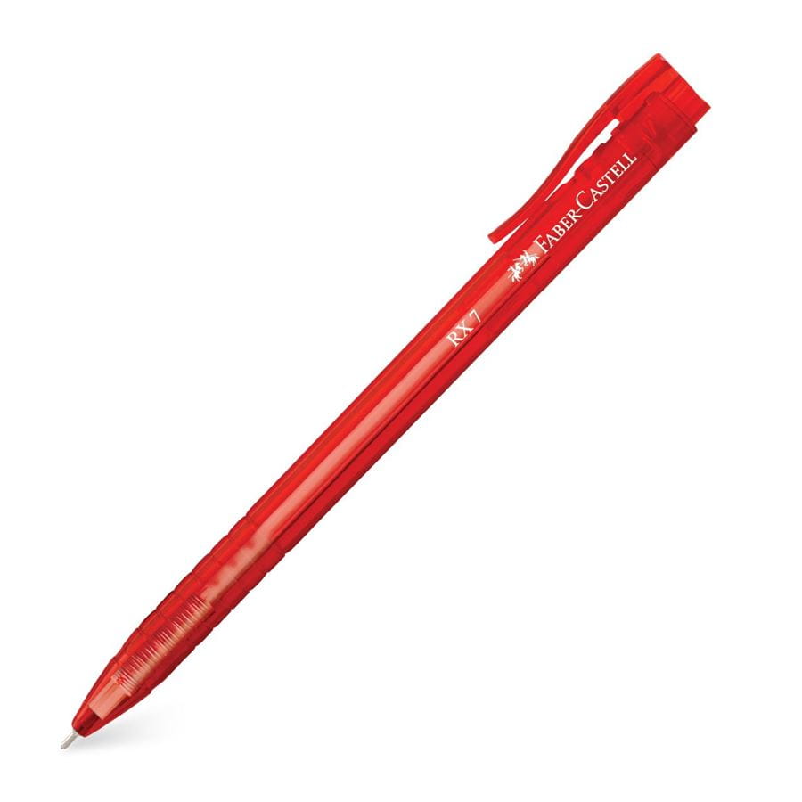 Faber-Castell - RX7 ballpoint pen, 0.7 mm, red