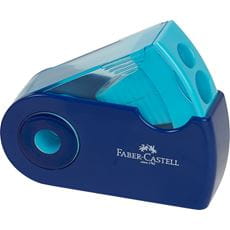 Faber-Castell - Sleeve twin sharpening box, 3 trend colours, sorted