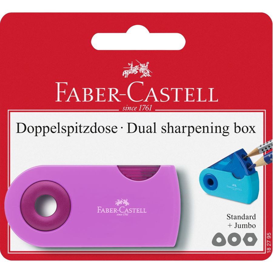 Faber-Castell - Double hole sharpener Sleeve trend