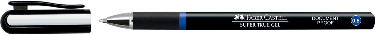 Faber-Castell - Super True Gel gel roller, 0.5 mm, blue