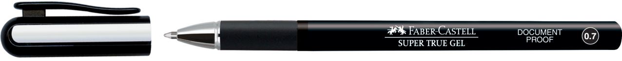 Faber-Castell - Super True Gel gel roller, 0.7 mm, black