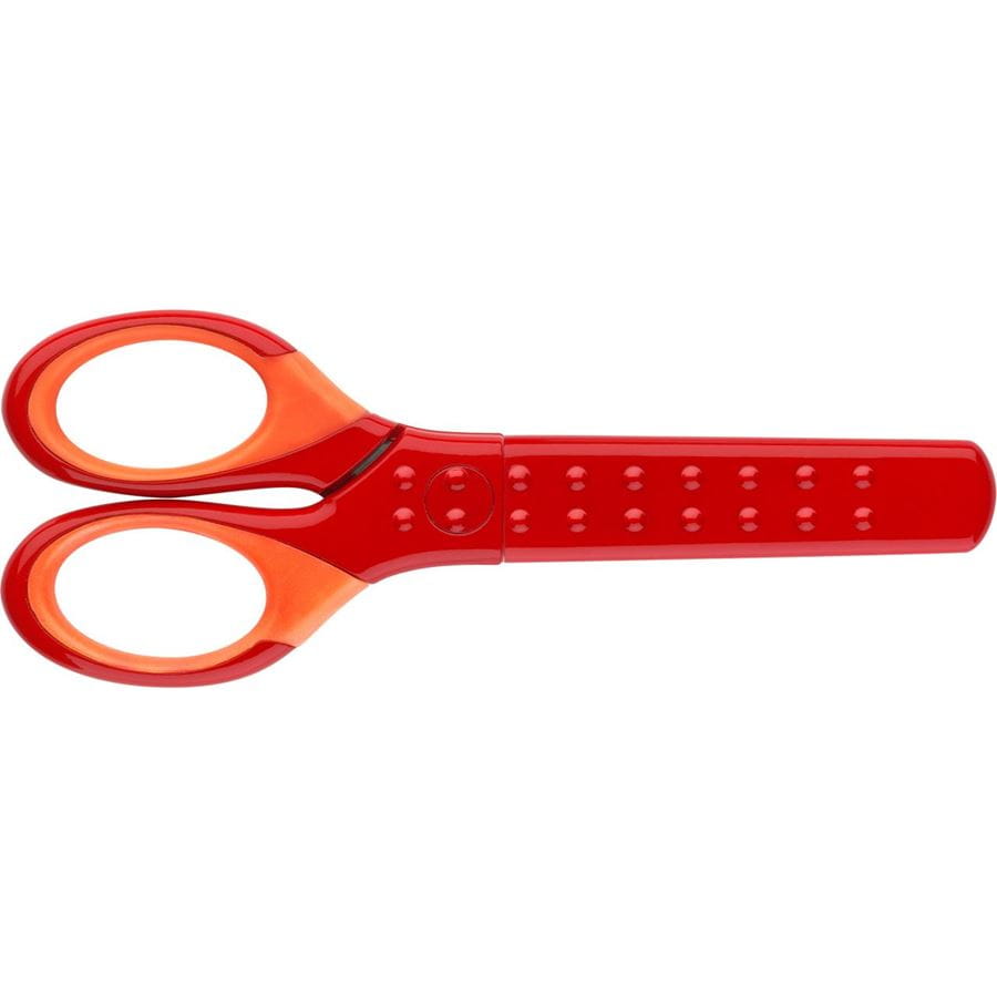 Faber-Castell - Grip school scissors, red