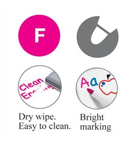 Faber-Castell - Marker Slim Whiteboard, fine, pink